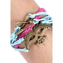 Maskeli Balo Figürlü Salaş Unisex Bileklik 2571-2608
