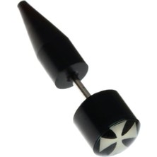 Pare Figür Bioplast Spıke Tapers Küpe K3