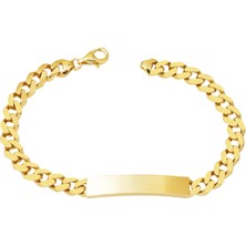 Gurmetli 14 Ayar Altın Çocuk Künyesi