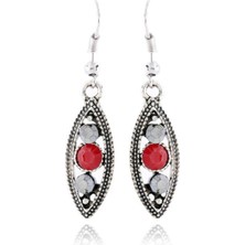 Kırmızı Göz Bebeği Figür Küpe K1