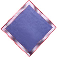 Lacivert %100 Keten  Mendil