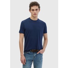 Ramsey Lacivert Düz T-Shirt