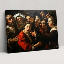 Popcas Caravaggio Tarzı Kanvas Tablo Duvar Sanatı - Caravaggio Kanvas Tablo Sanatı