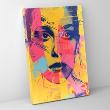 Popcas Andy Warhol Tipografi Duvar Sanatı - Kanvas Tablo Grafik Tasarım