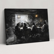 Popcas Caravaggio Tarzı Kanvas Tablo - Duvar Sanatı Ev Dekorasyonu