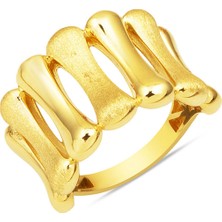 Seren Altın Tasarım Yüzük 14 Ayar