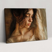 Popcas Caravaggio Tarzında Intimate Portrait Duvar Dekorasyonu - Tuval Duvar Sanatı Iç Mekan Tasarımı