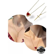 Pamuk Prenses ve Avcı Kolyesi, Çift Kolyesi, Kırmızı Kalp ve Kılıç Kolye, Çelik Kolye