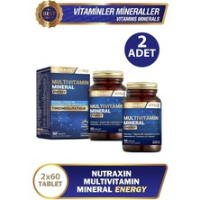 Asfstore Nutraxin Multivitamin Mineral Energy 60 Tablet 2 Adet
