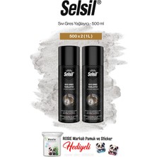 Selsil Sıvı Gres Yağlayıcı, 500 ml 2 Adet ve Rosie Pamuk