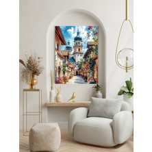 Artisan Tablo Çiçekli Yol