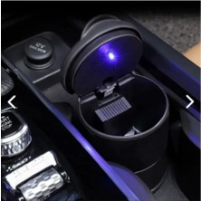 Mini Cooper Uyumlu Mavi Işıklı Kapaklı Küllük-Kumbara