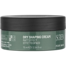 Screen For Man Dry Shaping Cream 75 ml – Erkeklere Özel Mat ve Orta Tutuşlu Saç Şekillendirici Krem