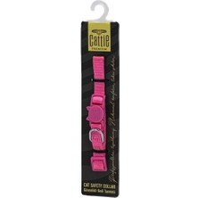 Cattie Güvenlik Tokalı Kedi Boyun Tasması Pembe 1x15-25 Cm