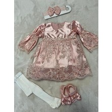 Uzun Kollu Elbiseli  4 Lü Mevlüt Seti