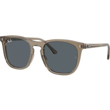 Ray-Ban 0RB2210 6765R5 53 Unisex Güneş Gözlüğü Metal Çerçeve UV Filtreli Kahverengi Cam