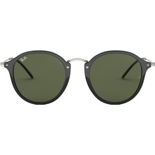 Ray-Ban Rb 2447 901 49 Round Unisex Oval Siyah Kemik Güneş Gözlüğü