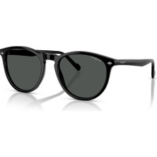 VOGUE 5599 W44/87 53 Kadın Güneş Gözlüğü Siyah Çerçeve UV 400 Filtreli Organik Cam