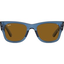 Ray-Ban Güneş Gözlüğü RB0840S 51 668073 Mavi Renkli Erkekler İçin Hafif Tasarım