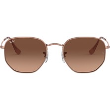 Ray-Ban RB3548n 6069/A5 48 Unisex Güneş Gözlüğü Hexagonal