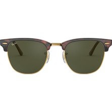 Ray-Ban 3016-49 W0366 Güneş Gözlüğü Kahverengi Çerçeve ve Yeşil Cam ile Şık Tasarım
