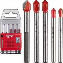 Milwaukee T4932479948 5 Parça Cam Seramik Matkap Ucu Seti