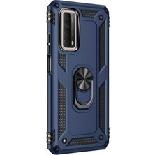 Piyasa Sepeti Huawei P Smart 2021 Yüzüklü Tank Kılıf Lacivert
