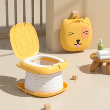 Yeni Çocuk Katlanabilir Tuvalet Açık Kamp Seyahat Mobil Tuvalet Çok Fonksiyonlu Araç Tuvaleti (Yurt Dışından)