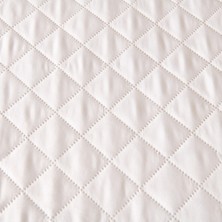 Evidea Soft Nando Tek Kişilik Lastikli Alez - Beyaz - 100X200 cm