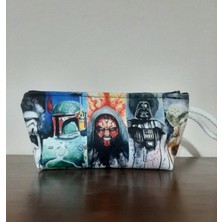 Owl Bag Star War Karakter Desenli Kalemlik - Makyaj Çantası