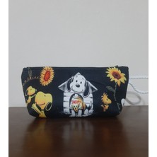 Owl Bag Sevımli Köpek Snoopy Desenli Kalemlik - Makyaj Çantası