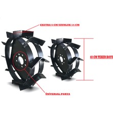 Dalaz,  Çapa Makinesi Uyumlu Çelik Teker Takımı