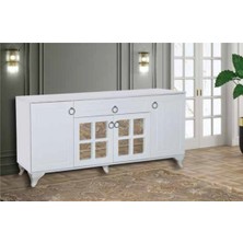 Yuvaset Home KDL 180 Lik Yüce Aynalı Halka Konsol