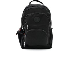 Sanmorris Unisex Suya Dayanıklı Krinkıl Kumaş Çok Gözlü Orta Boy Laptop Çantası Business Koleksiyonu 3013