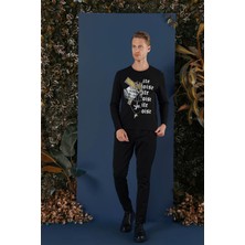 Ts 864 Siyah Spor T-Shirt