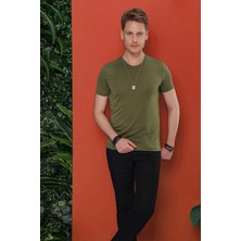 Ts 846 Haki Spor T-Shirt