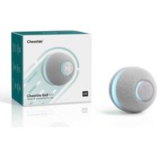 Cheerble Şarjlı Akıllı İneraktif Kedi Oyun Topu, Gri 4 Cm