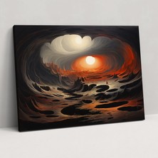 Popcas Keşfe Yolculuk Kanvas Tablo - Dünya Duvar Dekorasyonu Keşif Bilinmeyen