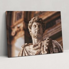 Popcas Klasik Roma Imparatoru Kanvas Tablo - Klasik Tema Duvar Sanatı Duvar Dekorasyonu
