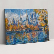 Popcas Rouen Katedrali Kanvas Tablo - Claude Monet Kanvas Duvar Sanatı