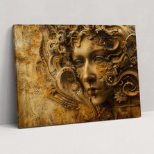 Popcas  Figür Duvar Sanatı - Leonardo Da Vinci Kanvas Tablo Duvar Dekorasyonu