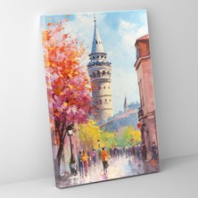 Popcas Galata Kulesi Kanvas Tablo - Ev Dekorasyonu Duvar Sanatı