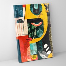 Popcas Frida Kahlo Tarzı Kanvas Tablo - Frida Kahlo Duvar Sanatı Ev Dekorasyonu