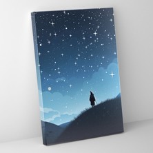 Popcas Minimalist Cüce Duvar Sanatı - Cüce Siluet Duvar Dekorasyonu Duvar Sanatı