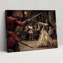 Popcas Leonardo Da Vinci Kanvas Duvar Sanatı - Ünlü Ressam Leonardo Da Vinci'nin Eseri Kanvas Tablo Duvar Dekorasyonu