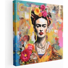 Popcas Frida Kahlo Kanvas Tablo Sanatı - Frida Kahlo Neşeli Sanat Eserleri Duvar Sanatı
