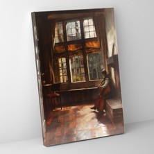 Popcas Johannes Vermeer Duvar Dekorasyonu - Kanvas Tablo Duvar Sanatı