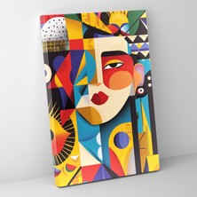 Popcas Frida Kahlo Tarzı Kanvas Tablo - Frida Kahlo Kanvas Duvar Dekorasyonu