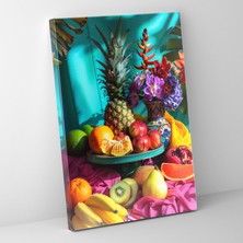 Popcas Frida Kahlo Tarzı Duvar Dekorasyonu - Ev Dekorasyonu Kanvas Tablo