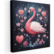 Popcas Flamingo Duvar Dekorasyonu - Sevimli ve Eğlenceli Elemanlı Ev Dekorasyonu